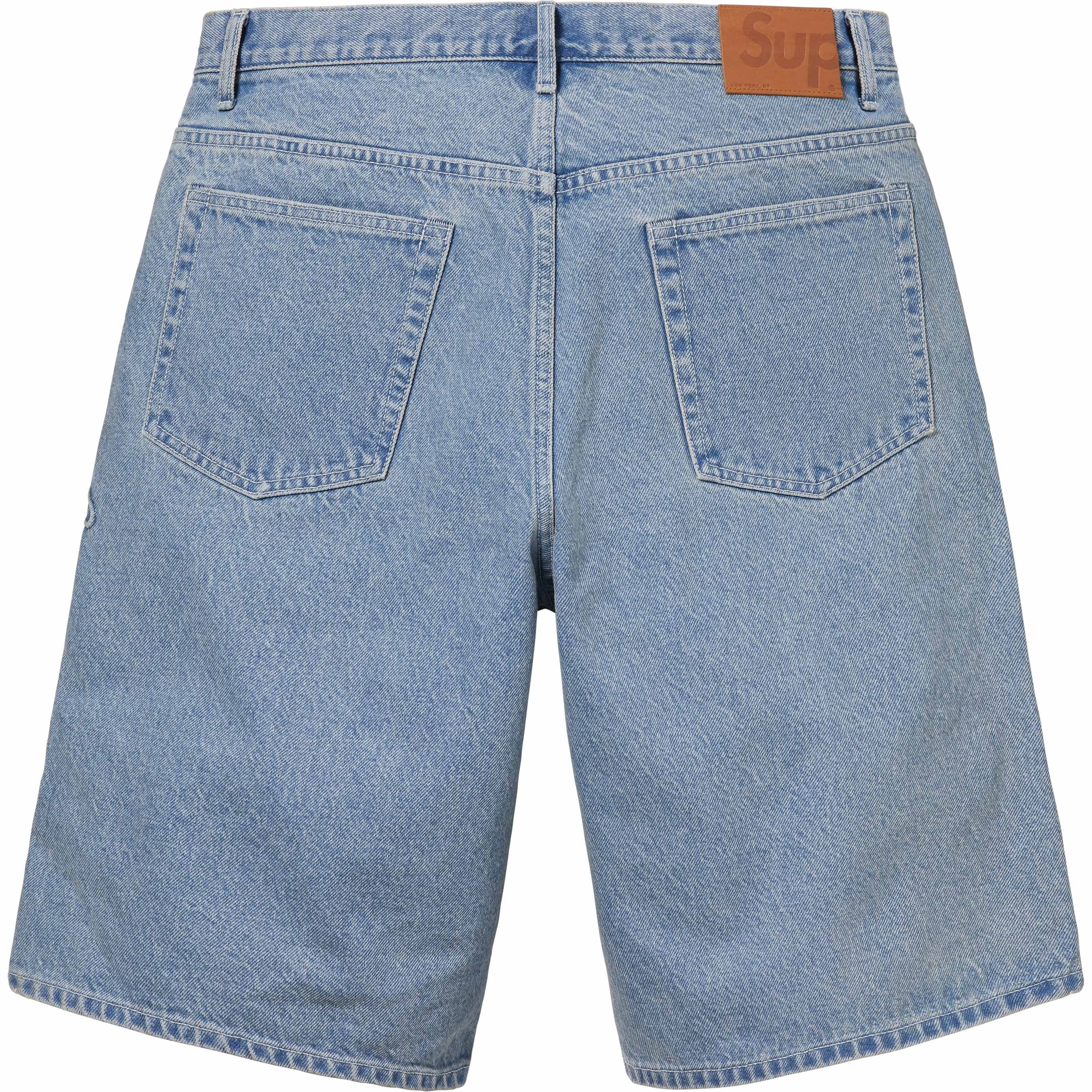 Script Baggy Denim Short view 6
